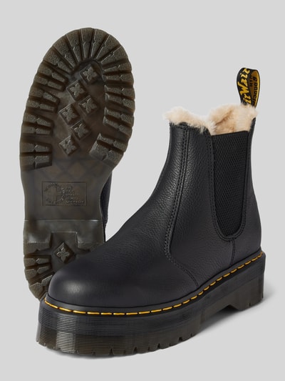 Peek & Cloppenburg Dr. MartensChelsea Boots Aus Leder Mit Innenfutter Modell 'Quad' In Black