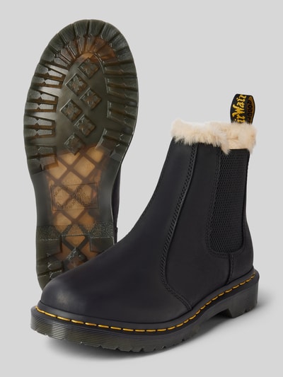 Peek & Cloppenburg Dr. MartensChelsea Boots Aus Leder Mit Innenfutter Modell 'Leonore' In Black