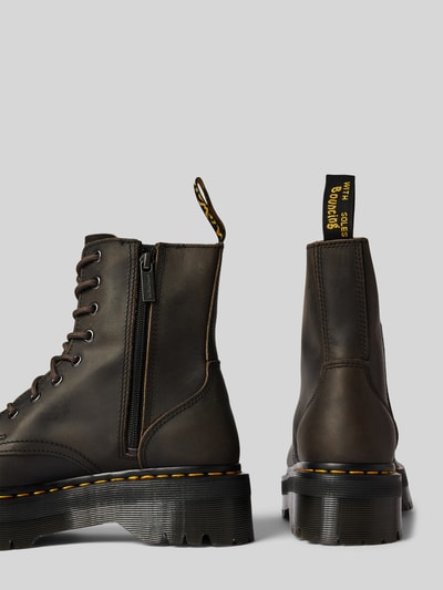 Peek & Cloppenburg Dr. MartensLederboots Mit Zugschlaufe Modell 'Jadon' In Dunkelbraun Melange