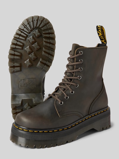 Peek & Cloppenburg Dr. MartensLederboots Mit Zugschlaufe Modell 'Jadon' In Dunkelbraun Melange