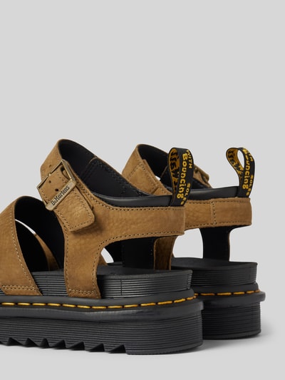 Peek & Cloppenburg Dr. MartensSandale Mit Dornschließe Modell 'Blaire' In Oliv