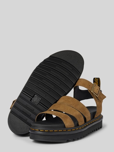 Peek & Cloppenburg Dr. MartensSandale Mit Dornschließe Modell 'Blaire' In Oliv