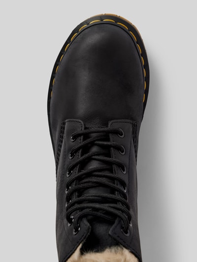 Peek & Cloppenburg Dr. MartensSchnürboots Aus Leder Mit Innenfutter Modell 'Serena' In Black