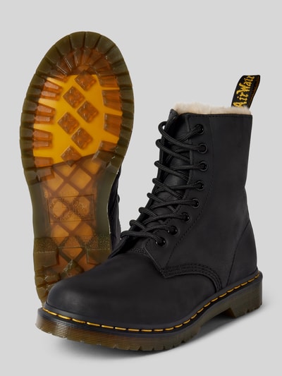 Peek & Cloppenburg Dr. MartensSchnürboots Aus Leder Mit Innenfutter Modell 'Serena' In Black
