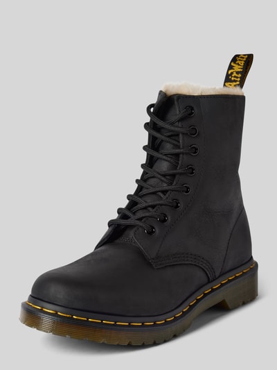 Peek & Cloppenburg Dr. MartensSchnürboots aus Leder mit Innenfutter Modell 'Serena' in black