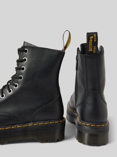 Peek & Cloppenburg Dr. MartensSchnürboots Aus Leder Mit Ziernaht Modell 'Jadon' In Black