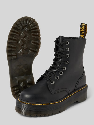 Peek & Cloppenburg Dr. MartensSchnürboots Aus Leder Mit Ziernaht Modell 'Jadon' In Black