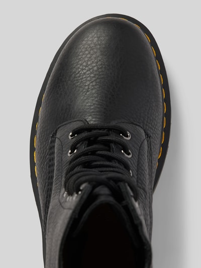 Peek & Cloppenburg Dr. MartensSchnürboots Aus Leder Mit Ziernaht Modell 'Eye' In Black