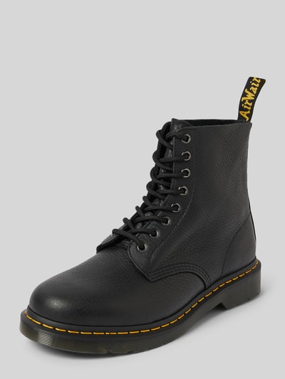 Peek & Cloppenburg Dr. MartensSchnürboots aus Leder mit Ziernaht Modell 'Eye' in black