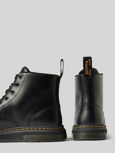 Peek & Cloppenburg Dr. MartensSchnürboots Aus Leder Mit Ziernaht Modell 'Crewson Chukka' In Black