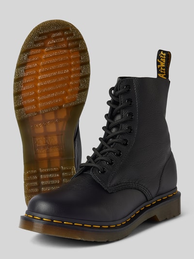 Peek & Cloppenburg Dr. MartensSchnürboots Aus Leder Mit Ziernaht Modell 'Eye' In Black