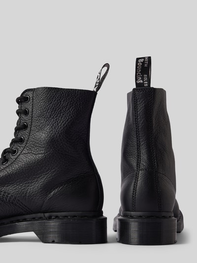 Peek & Cloppenburg Dr. MartensSchnürboots Aus Leder Mit Zugschlaufe Modell 'Pascal' In Black