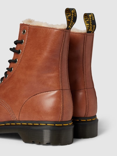 Peek & Cloppenburg Dr. MartensSchnürstiefel Mit Strukturierter Sohle In Dunkelbraun