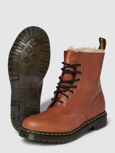 Peek & Cloppenburg Dr. MartensSchnürstiefel Mit Strukturierter Sohle In Dunkelbraun