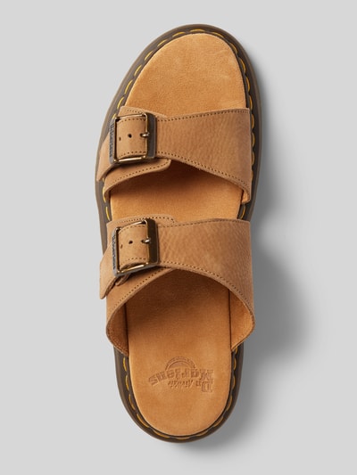 Peek & Cloppenburg Dr. MartensSlides Aus Leder Mit Dornschließe Modell 'Josef' In Beige