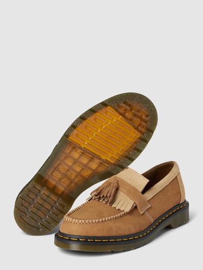 Peek & Cloppenburg Dr. MartensTassel-Loafer Mit Labeltypischen Nähten Modell 'Adrian' In Beige