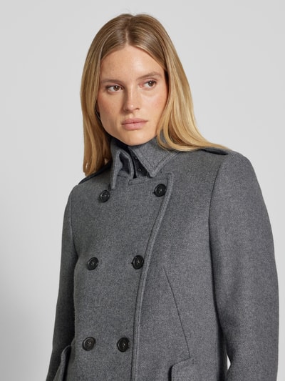 Peek & Cloppenburg DrykornMantel Mit Knopfleiste Modell 'HARLESTON' In Hellgrau