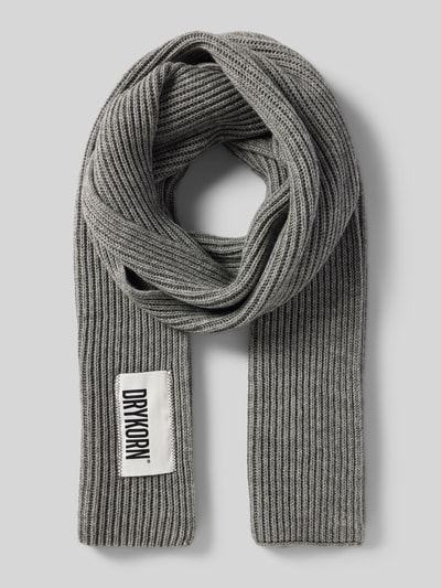 Peek & Cloppenburg DrykornSchal Mit Label-Patch Modell 'KRONIKA' In Mittelgrau