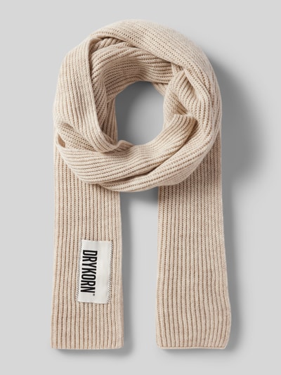 Peek & Cloppenburg DrykornSchal mit Label-Patch Modell 'KRONIKA' in sand