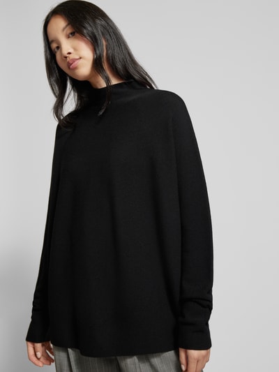 Peek & Cloppenburg DrykornStrickpullover Aus Schurwolle Mit Stehkragen Modell 'LYZA' In Black