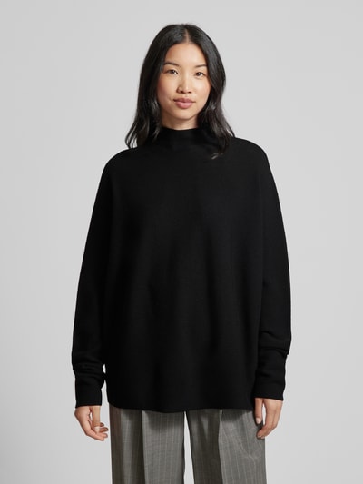 Peek & Cloppenburg DrykornStrickpullover Aus Schurwolle Mit Stehkragen Modell 'LYZA' In Black