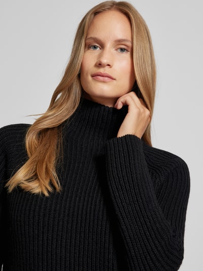 Peek & Cloppenburg DrykornStrickpullover Mit Stehkragen Modell 'ARWEN' In Black