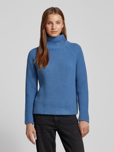Peek & Cloppenburg DrykornStrickpullover Mit Stehkragen Modell 'ARWEN' In Bleu