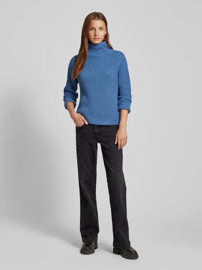 Peek & Cloppenburg DrykornStrickpullover Mit Stehkragen Modell 'ARWEN' In Bleu