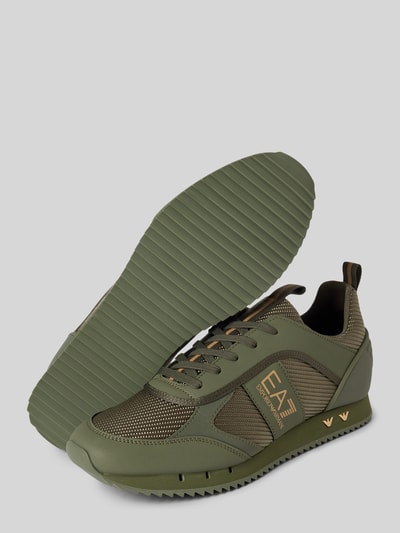 Peek & Cloppenburg EA7 Emporio ArmaniSneaker Mit Label-Print Modell 'BLACK&WHITE' In Oliv