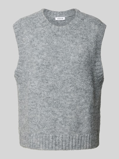 Peek & Cloppenburg EDITEDStrickpullunder Mit Gerippten Abschlüssen Modell 'Xantara' In Hellgrau