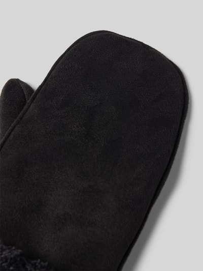 Peek & Cloppenburg EEMFäustlinge Mit Kunstfellbesatz In Black