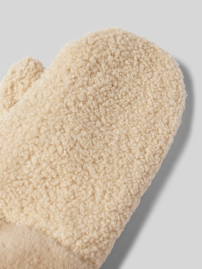 Peek & Cloppenburg EEMFäustlinge Mit Teddyfell In Beige