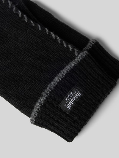 Peek & Cloppenburg EEMHandschuhe Aus Wolle Mit Label-Detail In Black