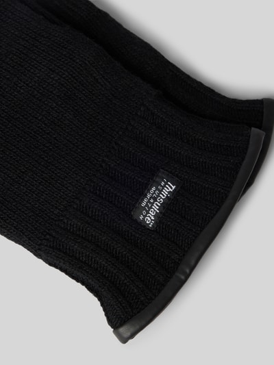 Peek & Cloppenburg EEMHandschuhe Aus Wolle Mit Label-Detail Modell 'THINSULATE' In Black