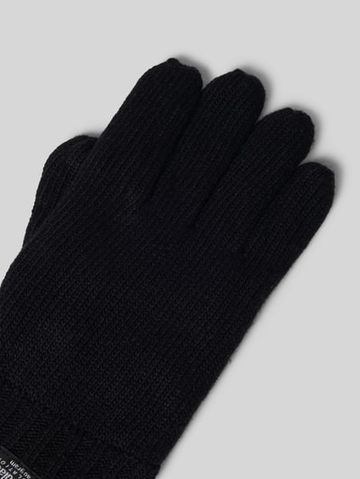 Peek & Cloppenburg EEMHandschuhe Aus Wolle Mit Label-Detail Modell 'THINSULATE' In Black