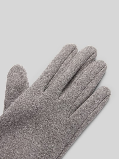 Peek & Cloppenburg EEMHandschuhe Mit Gerippten Abschlüssen In Mittelgrau Melange