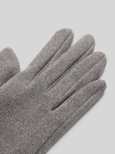 Peek & Cloppenburg EEMHandschuhe Mit Knopfverschluss In Hellgrau Melange