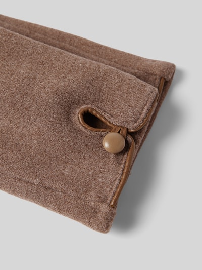 Peek & Cloppenburg EEMHandschuhe Mit Knopfverschluss In Taupe