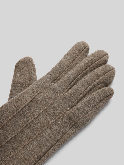 Peek & Cloppenburg EEMHandschuhe Mit Knopfverschluss In Taupe