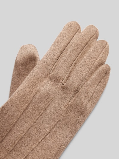 Peek & Cloppenburg EEMHandschuhe Mit Kunstfellbesatz In Taupe