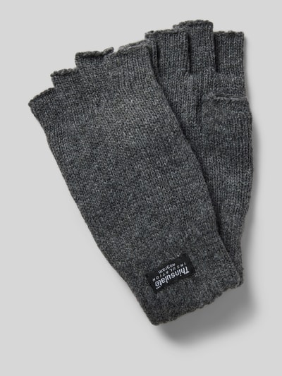 Peek & Cloppenburg EEMHandschuhe mit Label-Detail in anthrazit