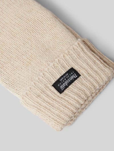 Peek & Cloppenburg EEMHandschuhe Mit Label-Detail In Beige