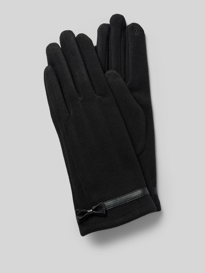 Peek & Cloppenburg EEMHandschuhe mit Schleifen-Detail in black
