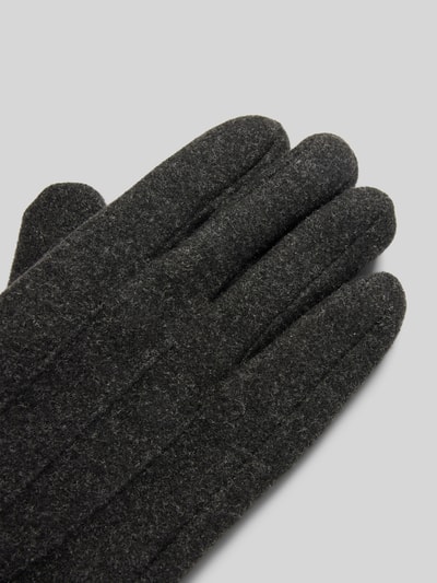 Peek & Cloppenburg EEMHandschuhe Mit Verstellbarem Verschluss In Mittelgrau Melange