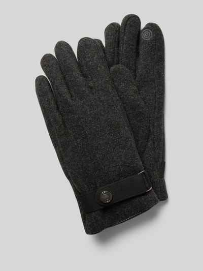 Peek & Cloppenburg EEMHandschuhe mit verstellbarem Verschluss in mittelgrau melange