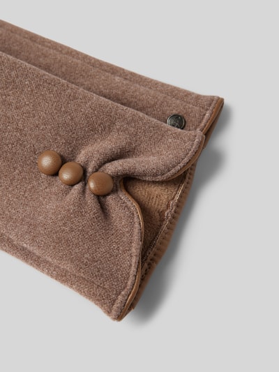 Peek & Cloppenburg EEMHandschuhe Mit Zierknöpfen In Beige