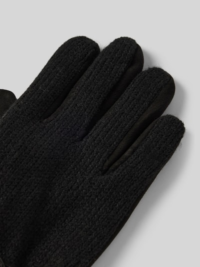 Peek & Cloppenburg EEMLederhandschuhe Mit Verstellbarem Verschluss In Black