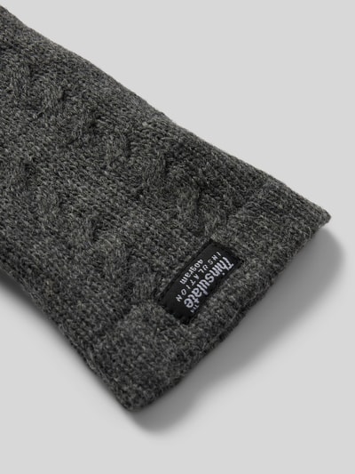 Peek & Cloppenburg EEMWollhandschuhe Mit Label-Patch In Anthrazit