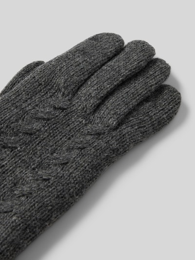 Peek & Cloppenburg EEMWollhandschuhe Mit Label-Patch In Anthrazit