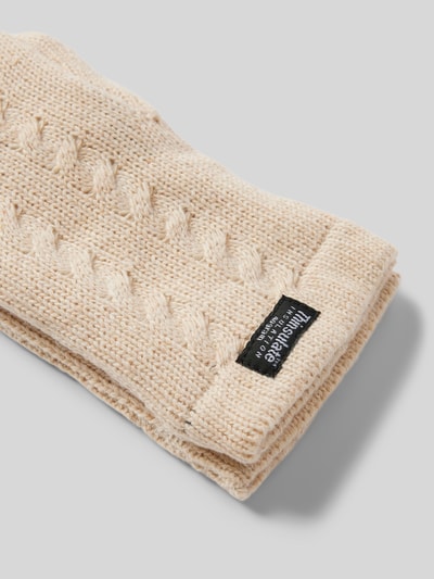 Peek & Cloppenburg EEMWollhandschuhe Mit Label-Patch In Beige